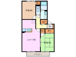 伊勢川島駅 徒歩12分 2階の物件間取画像